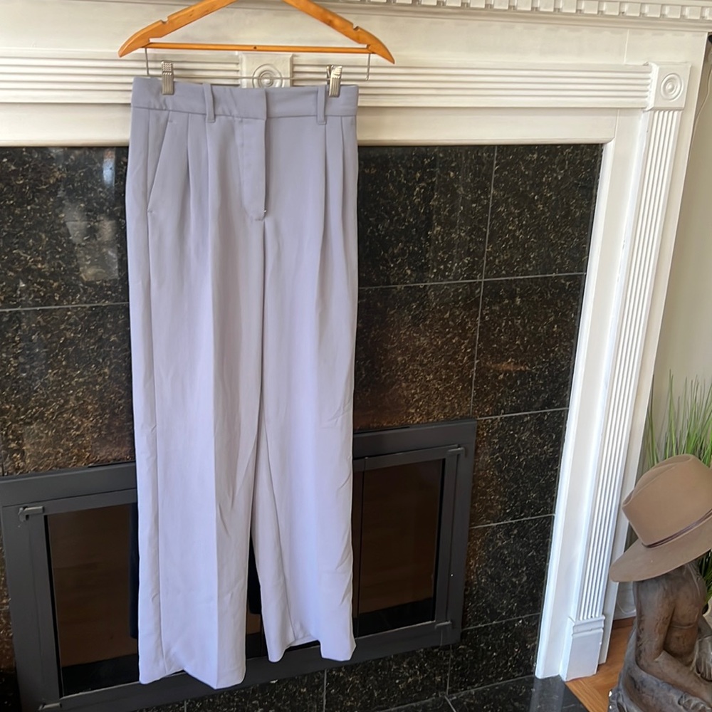 Aritzia Effortless Pant Trousers Lavender Blue